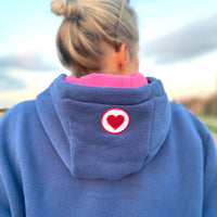 Herzlein® Hoodie in Navy Blau