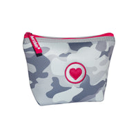 Herzlein® Kosmetiktasche Camouflage Kulturbeutel für Damen Frauen